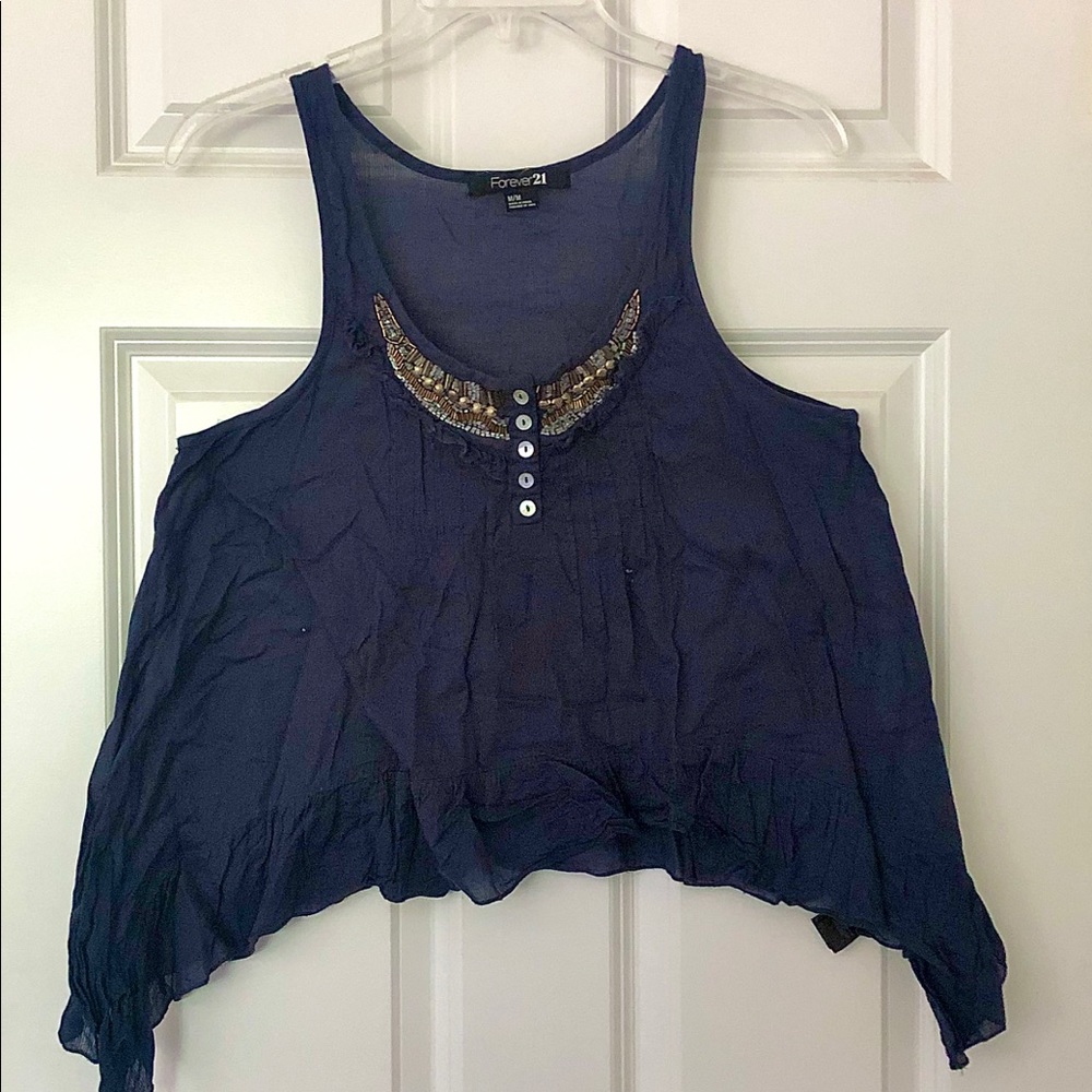 Flowy Cropped Tank Top